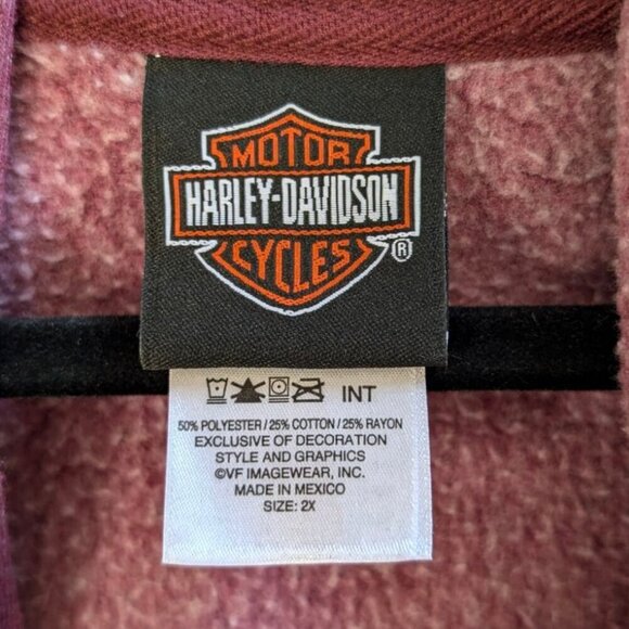 Harley Davidson Pink/Purple Hoodie - Picture 5 of 5